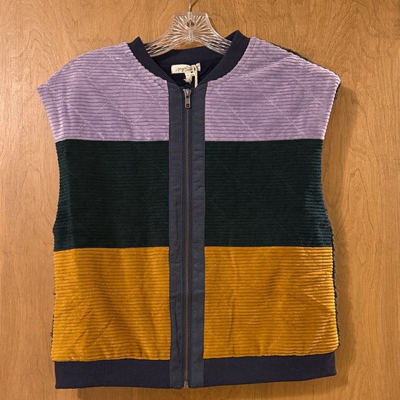 Mystree Jackets & Blazers - Mystree Bohemion Color Block vest